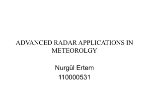Radar Observatory Interpreting Doppler Radar Velocities