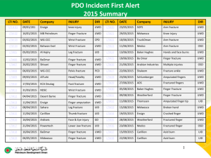 PDO Incident First Alert 2015