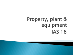 IAS 16 - Property, plant equipment 2