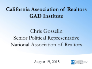 PPT - California Association of Realtors