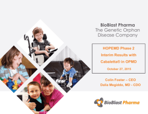 Improvement - BioBlast Pharma