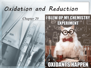 Oxidation and Reduction