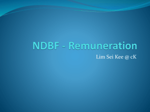NDBF - Remuneration
