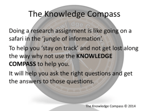 The Knowledge compass PPT