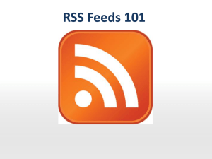 RSS Feeds 101 - Adams 50 Wiki