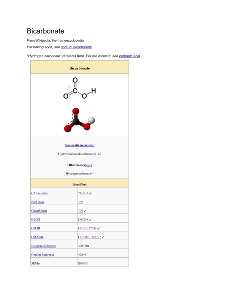 Sodium bicarbonate - Wikipedia