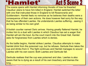 Hamlet Act V (The final Scene)