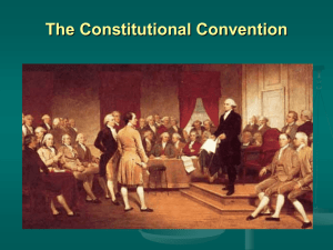 Constitutional Convention Cornell Notes