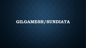 Gilgamesh/Sundiata
