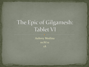 The Epic of Gilgamesh: Tablet VI