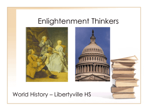 Enlightenment Thinkers