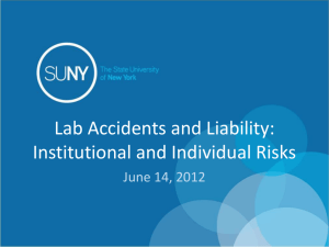 Webinar: Labs and Liabilities (Jarvis, 6/14/12)