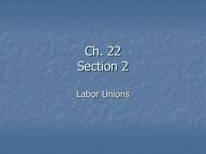 Labor Unions