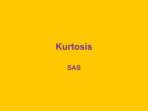 Kurtosis-SAS