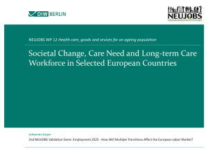 Societal Change, Care Need and Long