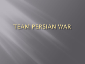 Team Persian war - Grade10AncientMedieval