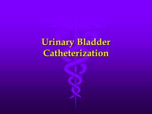 Urinary Bladder Catheterization