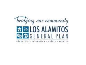 Presentation Title - Los Alamitos General Plan Update