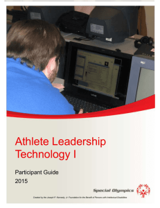 Athlete Leadership Technology I – Participant