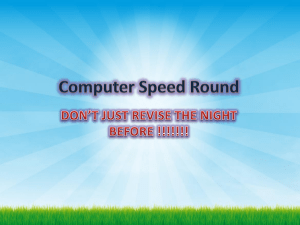 Computer Speed Round Updated