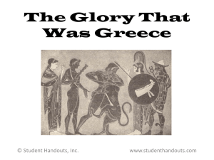 The Glory That Was Greece PowerPoint