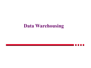 Data Warehouse - Personal Web Pages