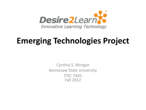 Emerging Technologies Project