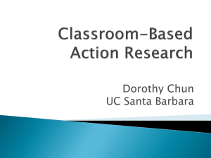 Classroom-Based Action Research