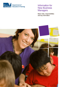 Guidelines - Department of Education and Early Childhood