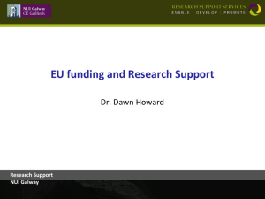 H2020 and NUIG Research Support