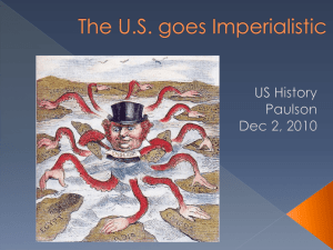 Imperialism terms and span am war