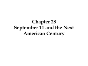 September 11 and the Next American Century