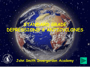 Depressions and Anticyclones PowerPoint Presentation