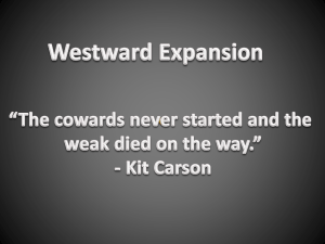 Westward Expansion PPT