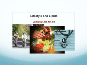 Lifestyle and Lipids