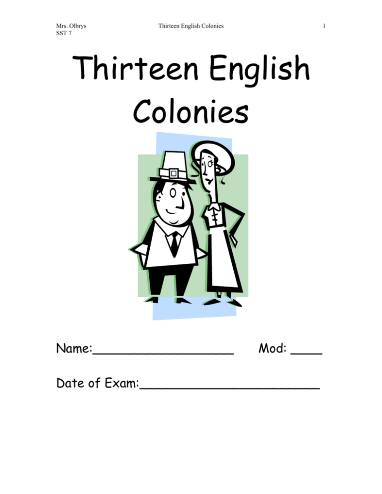 13-colonies-notes