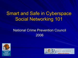 Social Networking - National Crime Prevention Council