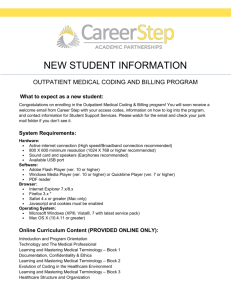 outpatient medical coding and billing program