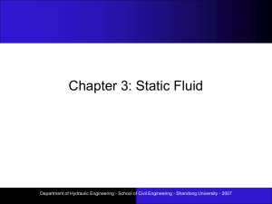 Fluid Flow Lecture 1 - Philadelphia University