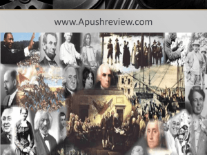 APUSH Review: The Presidency of Andrew Jackson