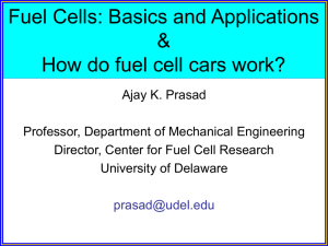 Professor Pasad Fuel Cell Talk
