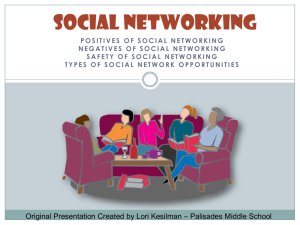 Social Networking - Palisades School District