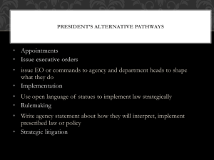 Obama's alternative pathways