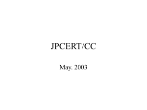 JPCERT/CC Project
