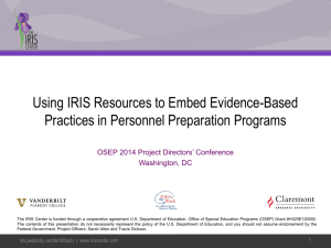 PowerPoint - OSEP Project Directors' Conference