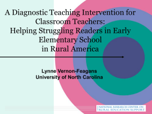 A Diagnostic Teaching Intervention for Classroom Teachers