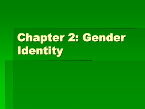 Chapter 2: Gender Identity