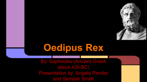 Oedipus Rex - FreireAPEnglish