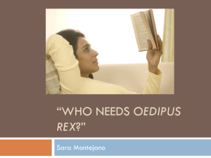 Who Need Oedipus Rex? - smontejano