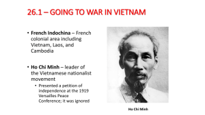 26.1 * GOING TO WAR IN VIETNAM